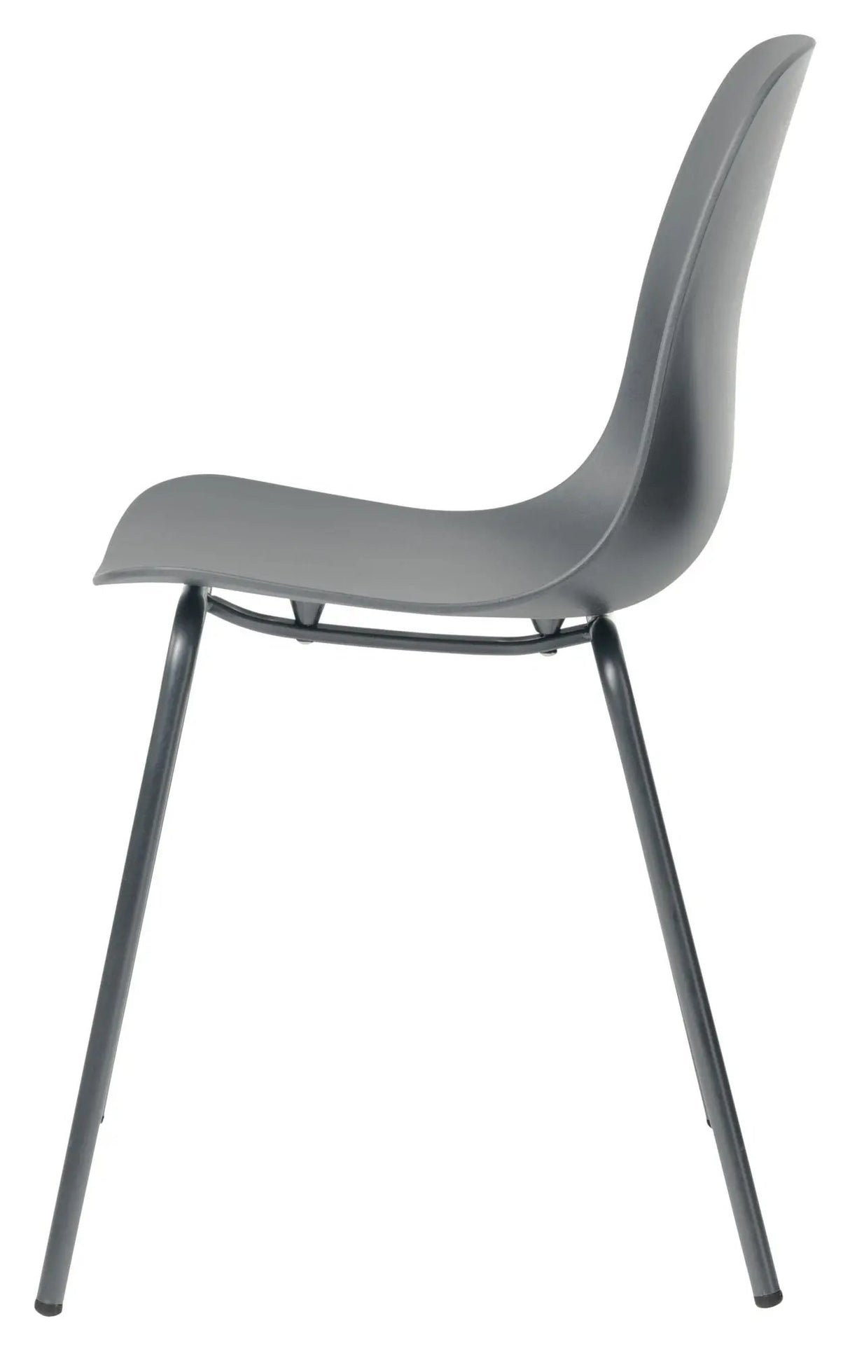 Whitby Spisebordsstol - Grå Plast