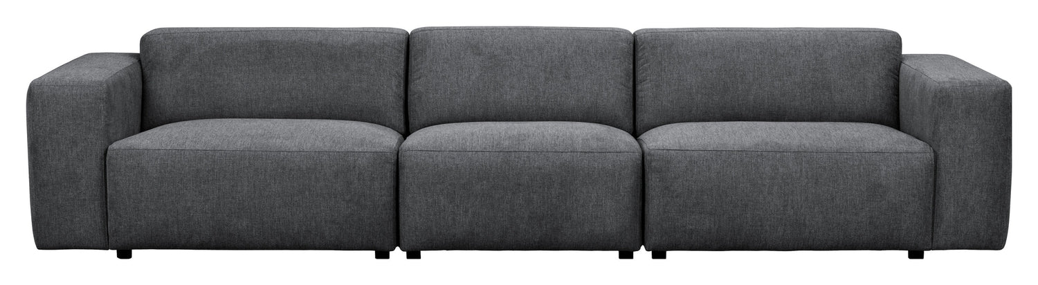 Willard, 4-pers. Sofa - mørk grå - Unoliving.com