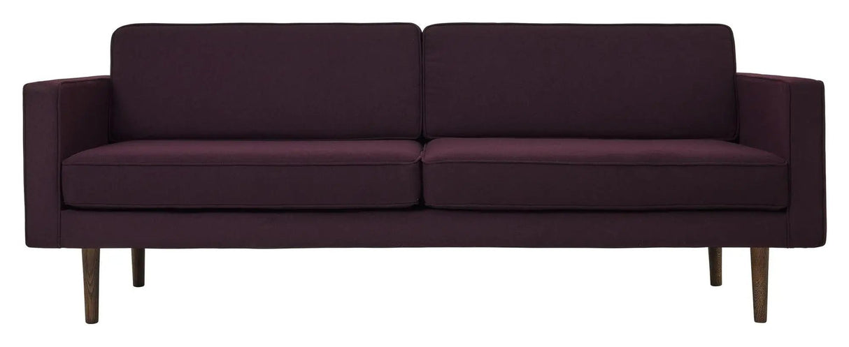 Wind 3-pers sofa, Bordeaux rød - Unoliving.com