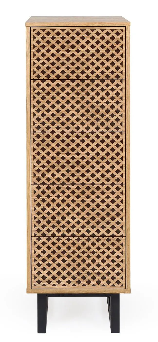 Woodman Camden Kommode - Eg/Diamond Print - Unoliving.com