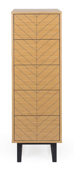 Woodman Camden Kommode - Eg/Herringbone Print - Unoliving.com