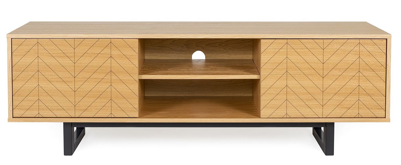 Woodman - Camden Tv-bord - Sildebens print - Unoliving.com