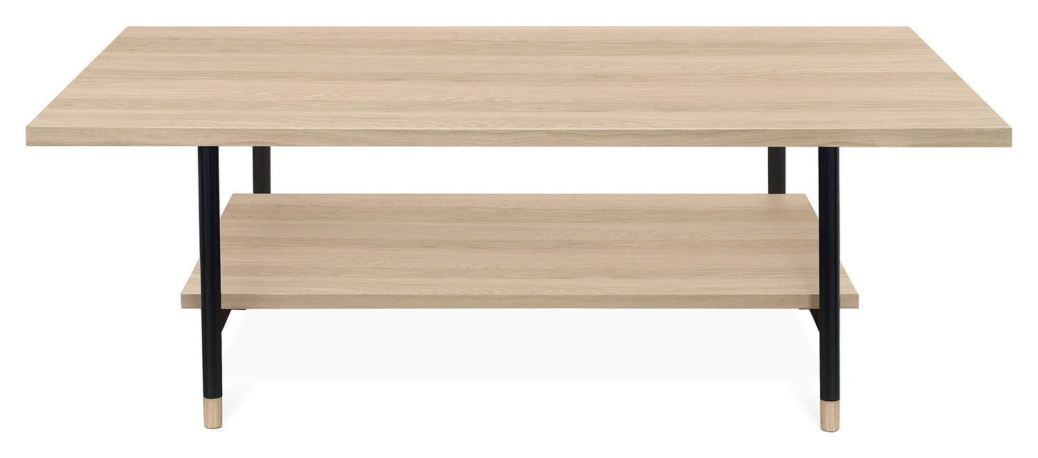 Woodman Jugend Sofabord - Natur/Sort, 120x60 - Unoliving.com