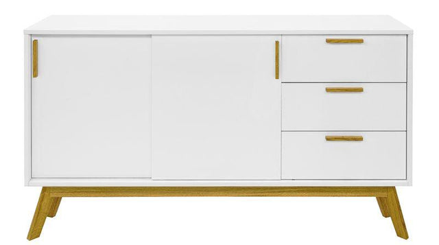 Woodman - Kensal Skænk - Hvid - Unoliving.com