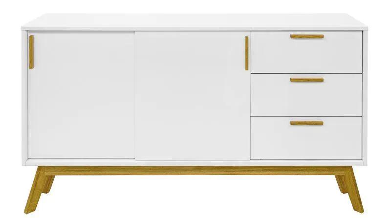 Woodman - Kensal Skænk - Hvid - Unoliving.com