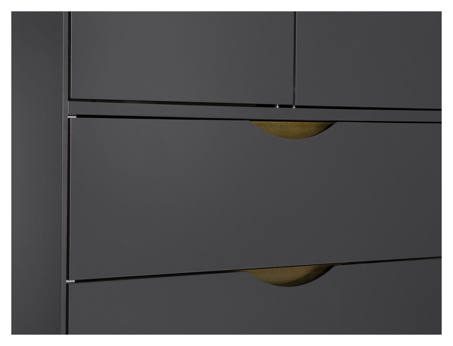 Woodman Kobe Garderobeskab m. 2 låger - Grå - Unoliving.com