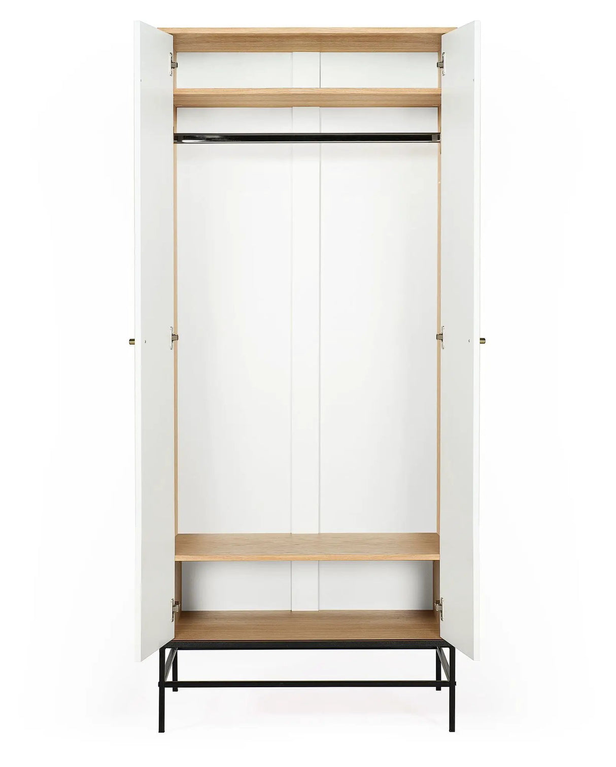 Woodman Lia Garderobeskab m. 2 låger - Hvid - Unoliving.com