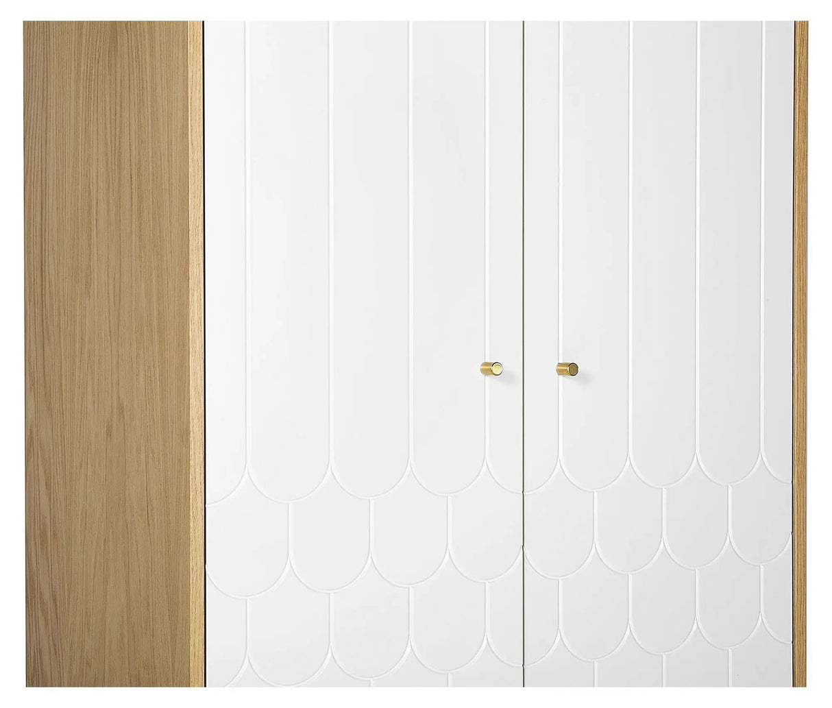 Woodman Lia Garderobeskab m. 2 låger - Hvid - Unoliving.com