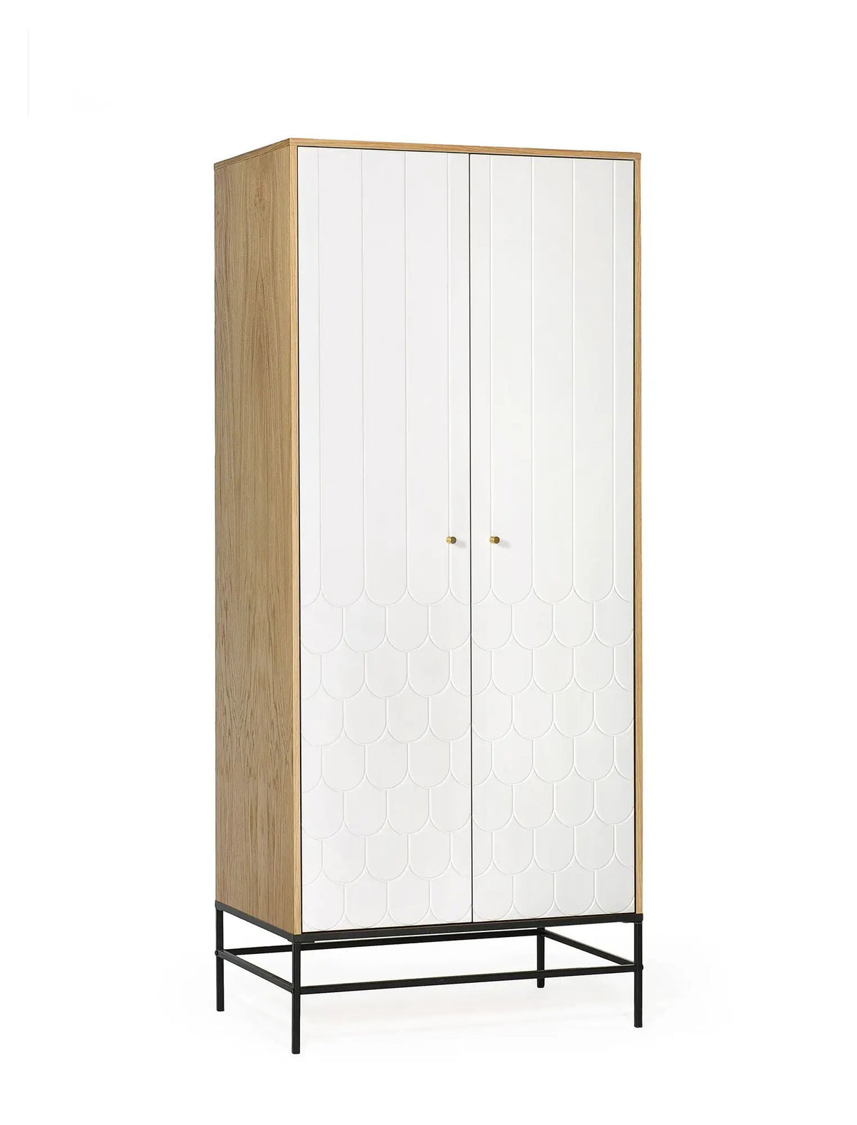 Woodman Lia Garderobeskab m. 2 låger - Hvid - Unoliving.com
