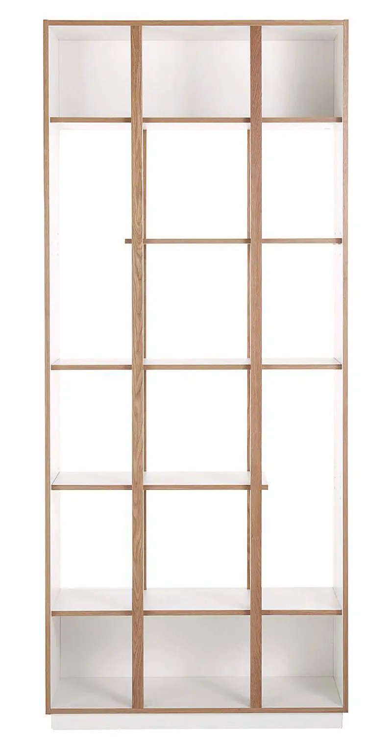 Woodman - Newbury Bogreol - Hvid - Unoliving.com