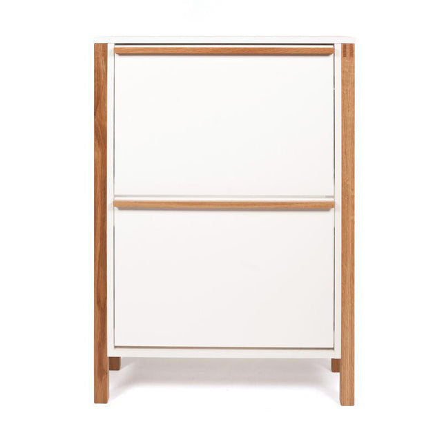 Woodman - Northgate Skoskab - Hvid m. 2 låger - Unoliving.com