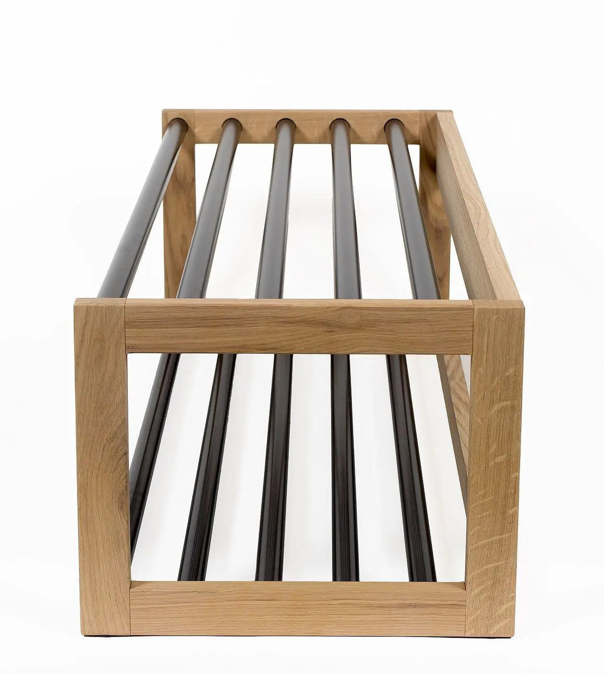 Woodman - Slussen Skohylde m. stålrør - Eg - Unoliving.com