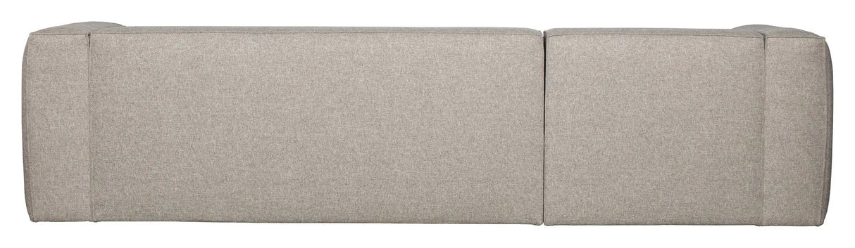 Woood Bean 3-pers. sofa m. chaiselong venstrevendt, Lys grå - Unoliving.com
