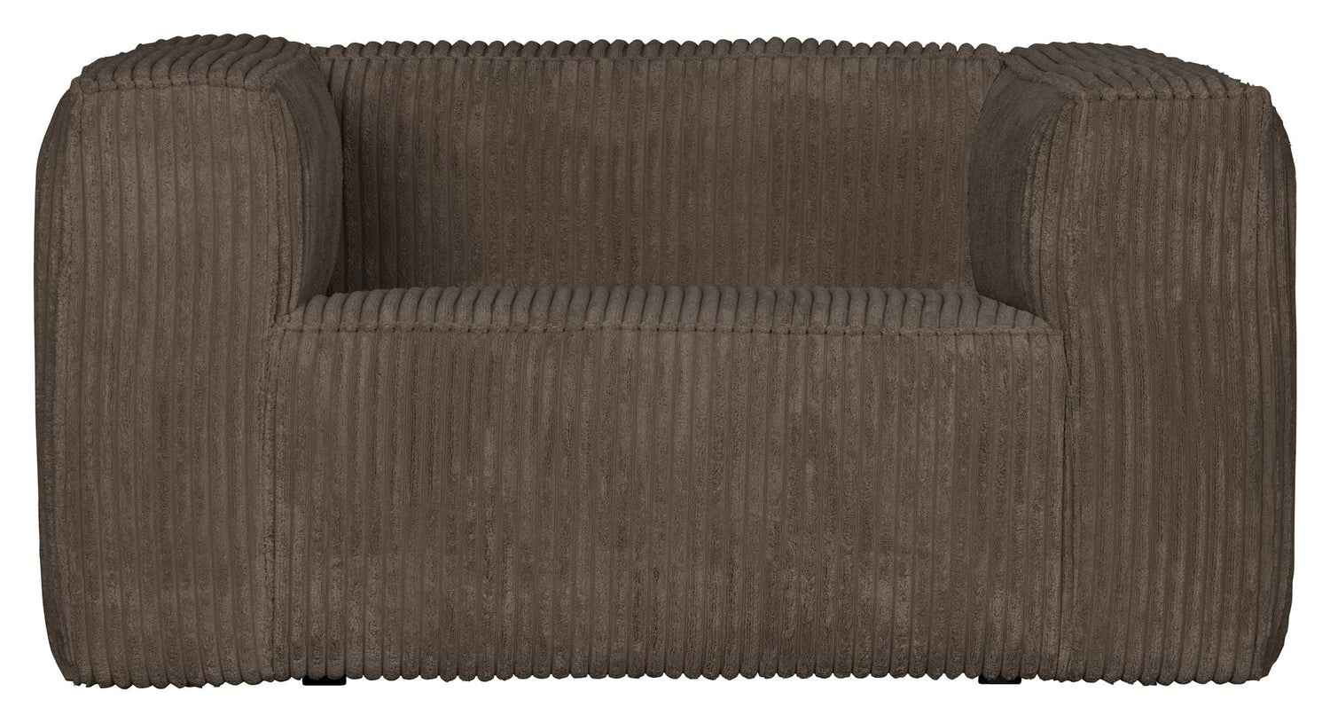 Woood Bean Lænestol i bred fløjl, Mud - Unoliving.com