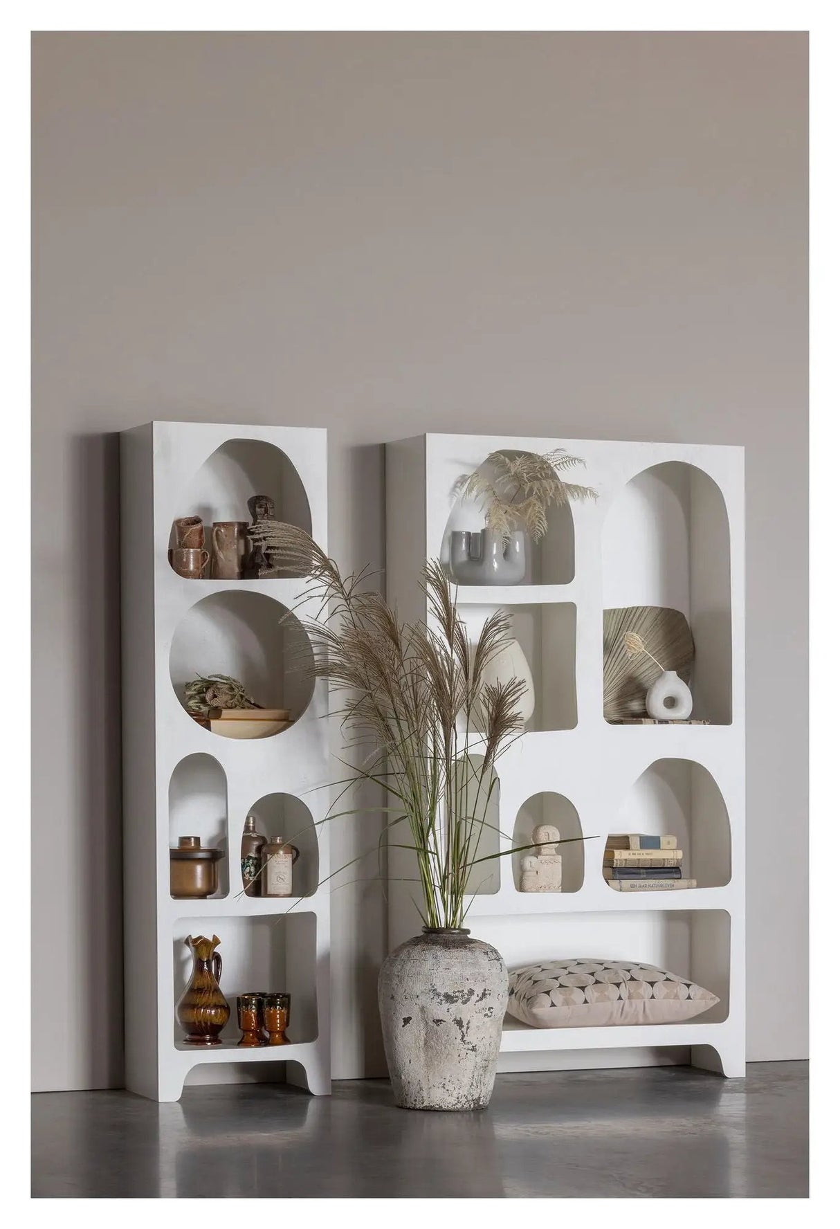 Woood Caz Reol, 180x95, Hvid træ - Unoliving.com