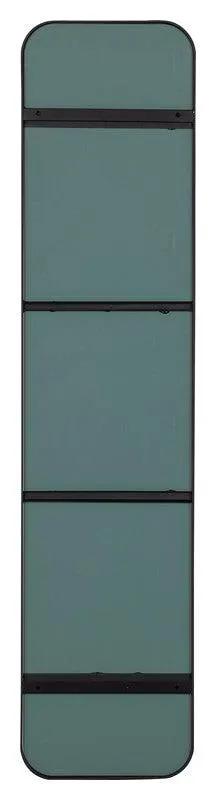Woood Doutzen Spejl - Sort Ramme, 170x40 - Unoliving.com