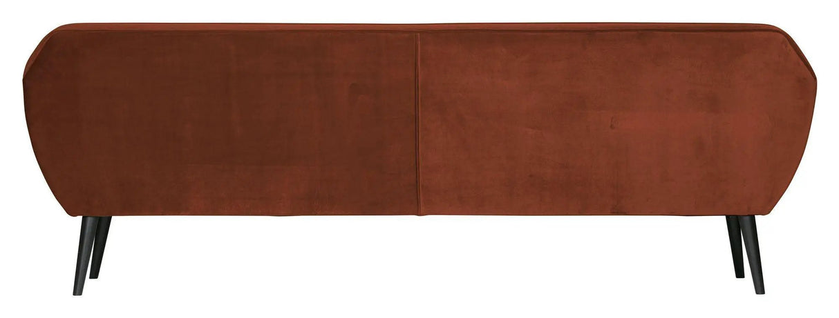 Woood Rocco 4-pers Sofa - Rust Velour - Unoliving.com