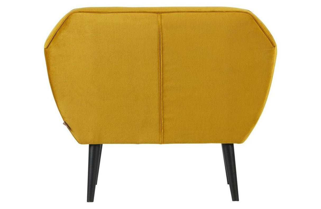 WOOOD - Rocco Lænestol m/velour - Okker - Unoliving.com