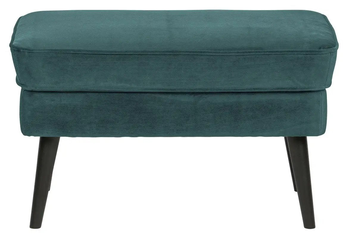 Woood Rocco Puf - Teal Velour - Unoliving.com