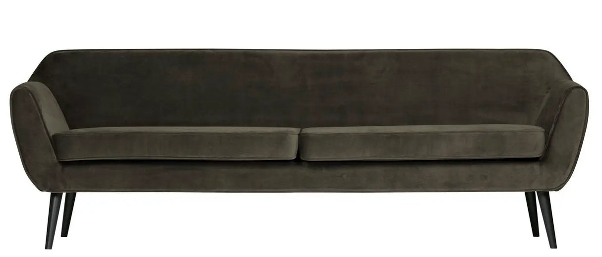 WOOOD - Rocco XL 4-pers. Sofa - Velour Warm Green - Unoliving.com