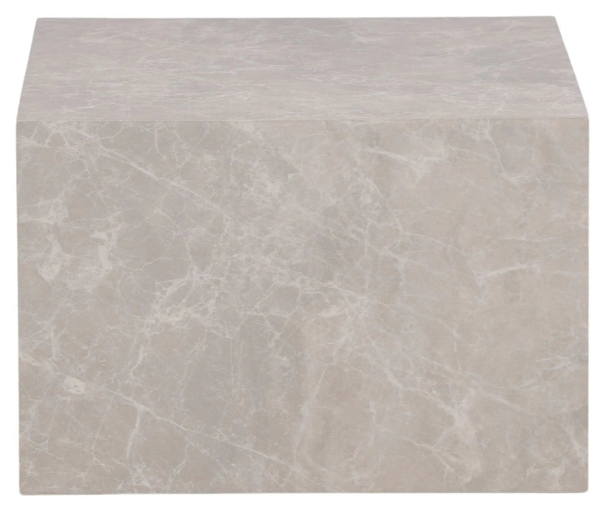 York Sofabord 80x60 - Beige/marmor look