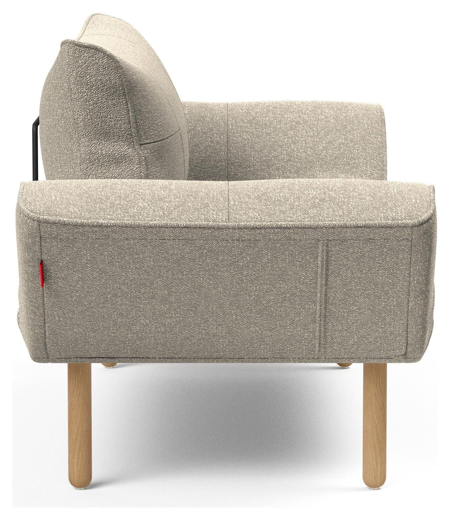 Zeal Stem Daybed, Bouclé/Beige - Unoliving.com