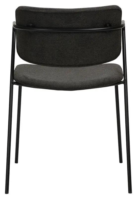 Zed Spisebordsstol, Crow Black - Unoliving.com