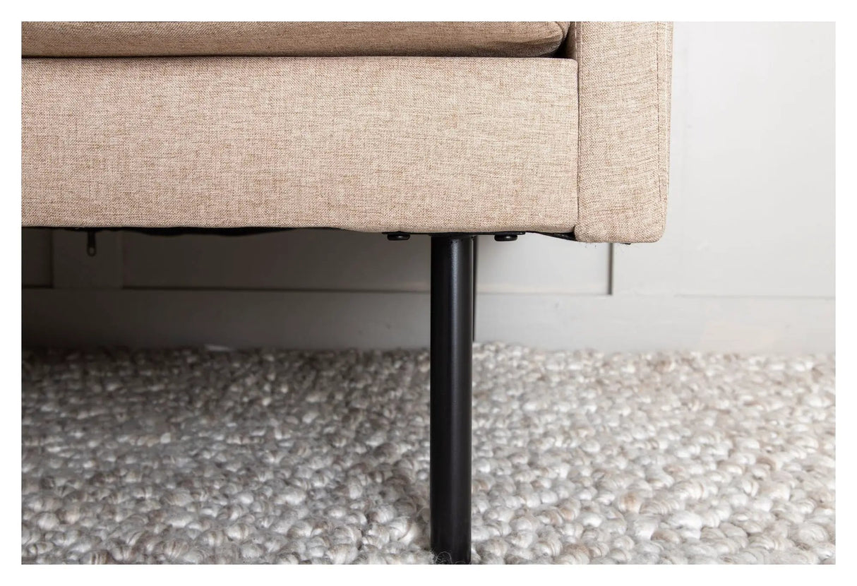Zoom 2-pers. sofa, Beige Stof - Unoliving.com