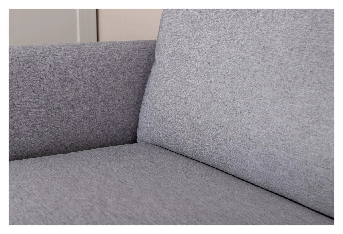 Zoom 2-pers. sofa, Grå Stof