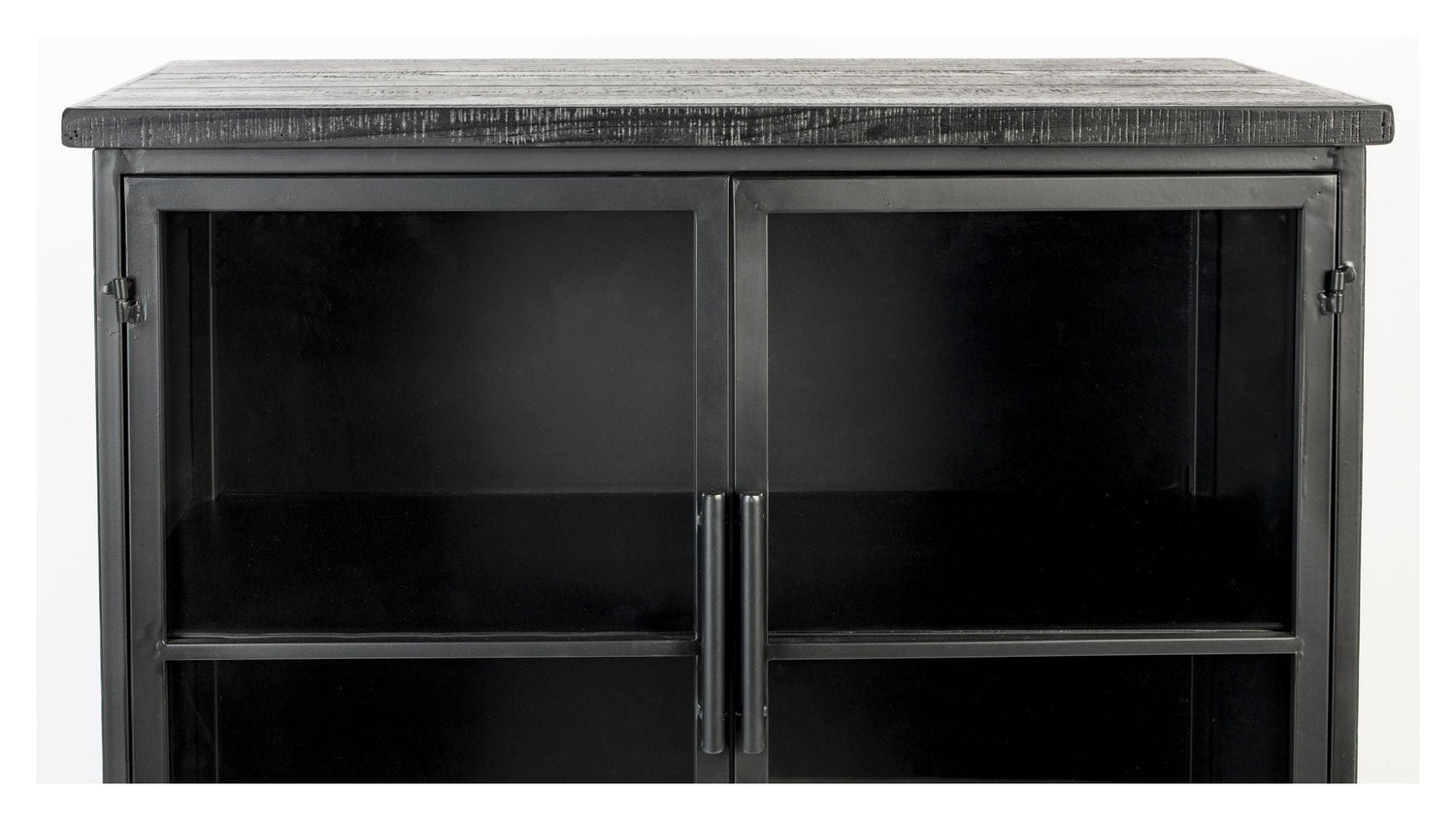homii Ferre Vitineskab Sort, H133 - Unoliving.com