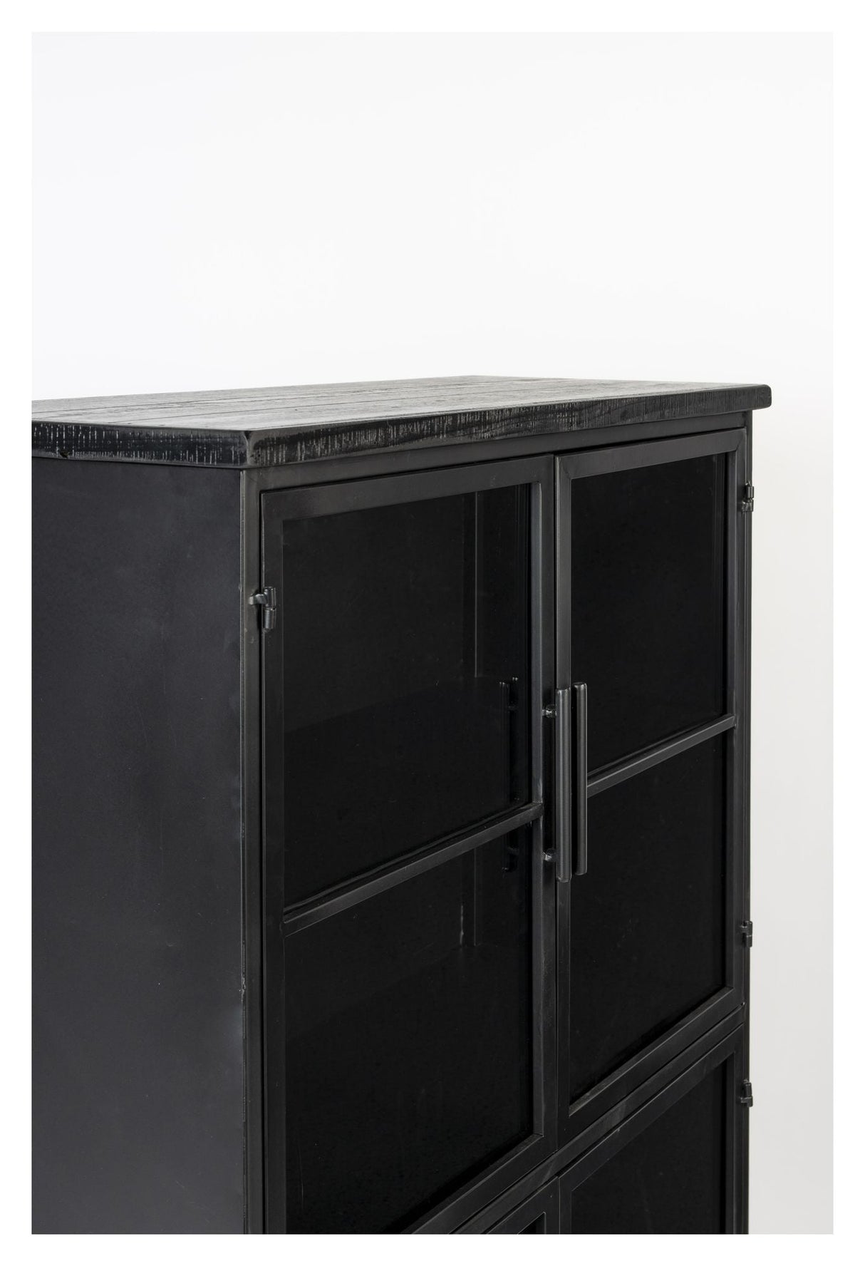 homii Ferre Vitineskab Sort, H133 - Unoliving.com