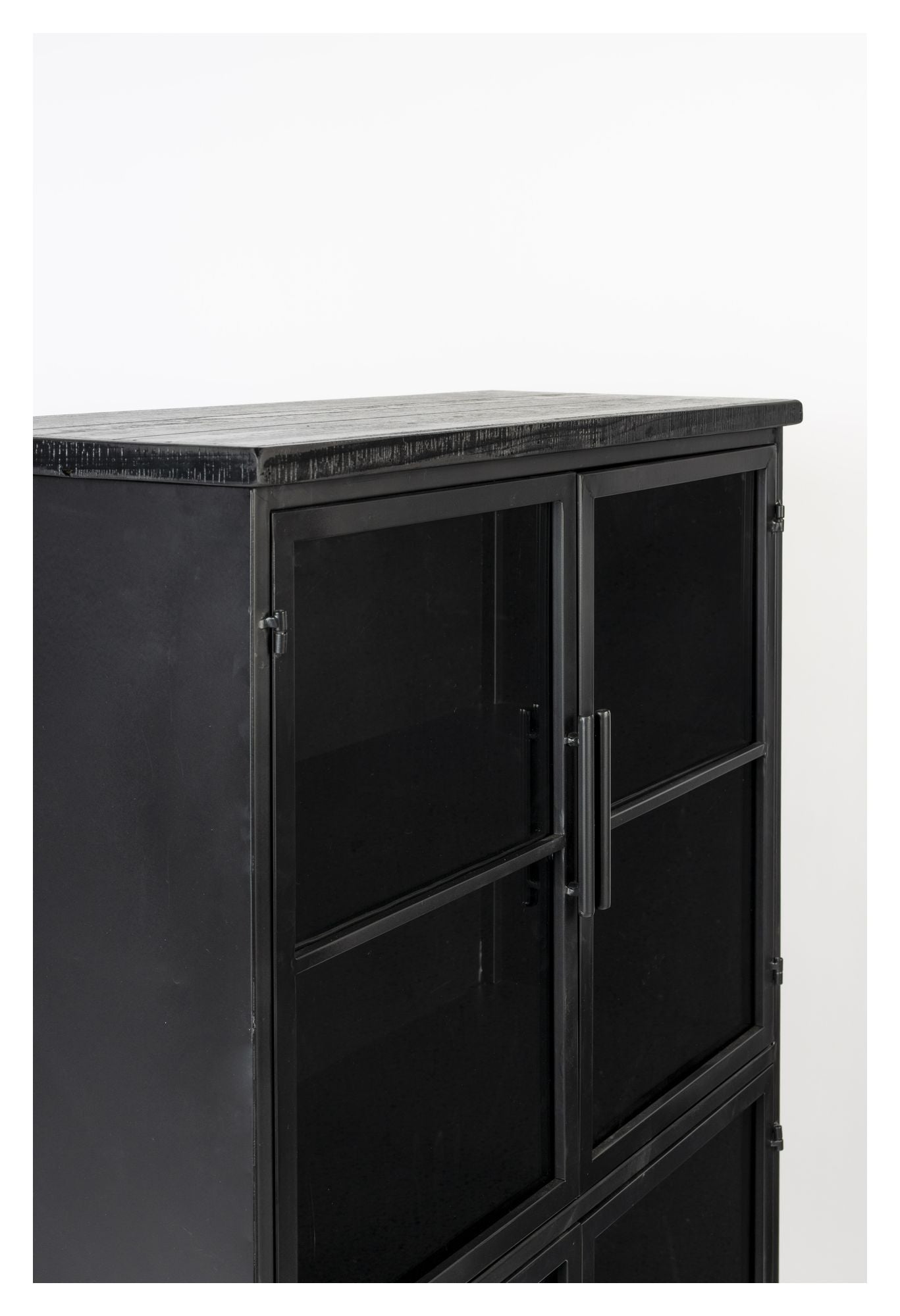 homii Ferre Vitineskab Sort, H133 - Unoliving.com