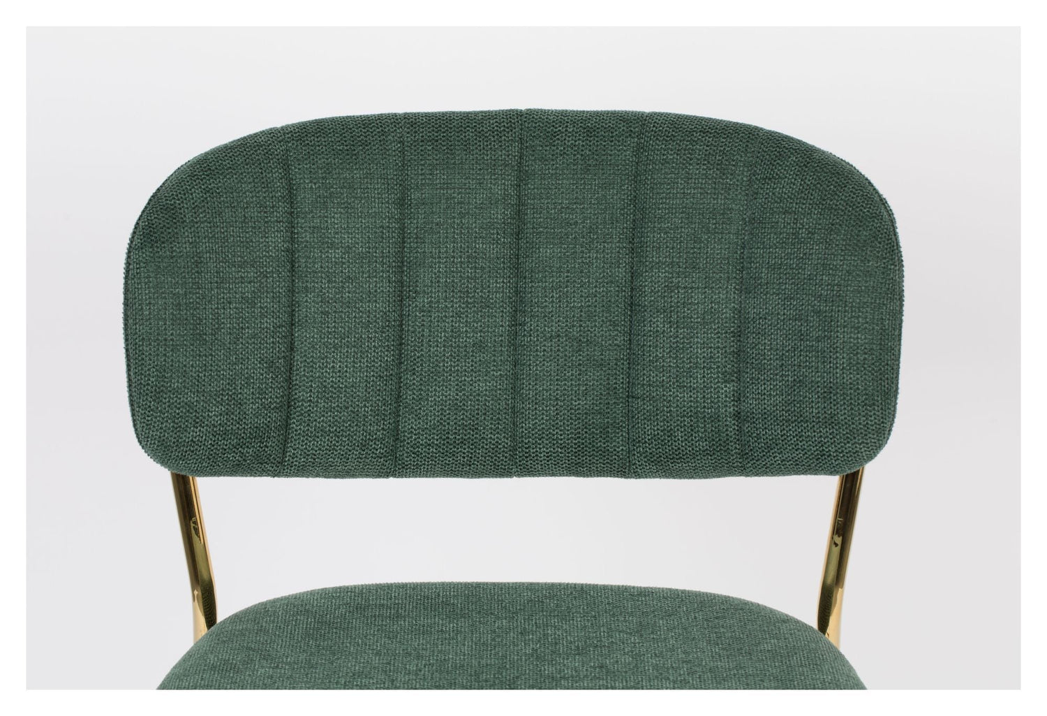 homii Jolien Barstol SH: 65cm, Guld/Mørk Grøn - Unoliving.com