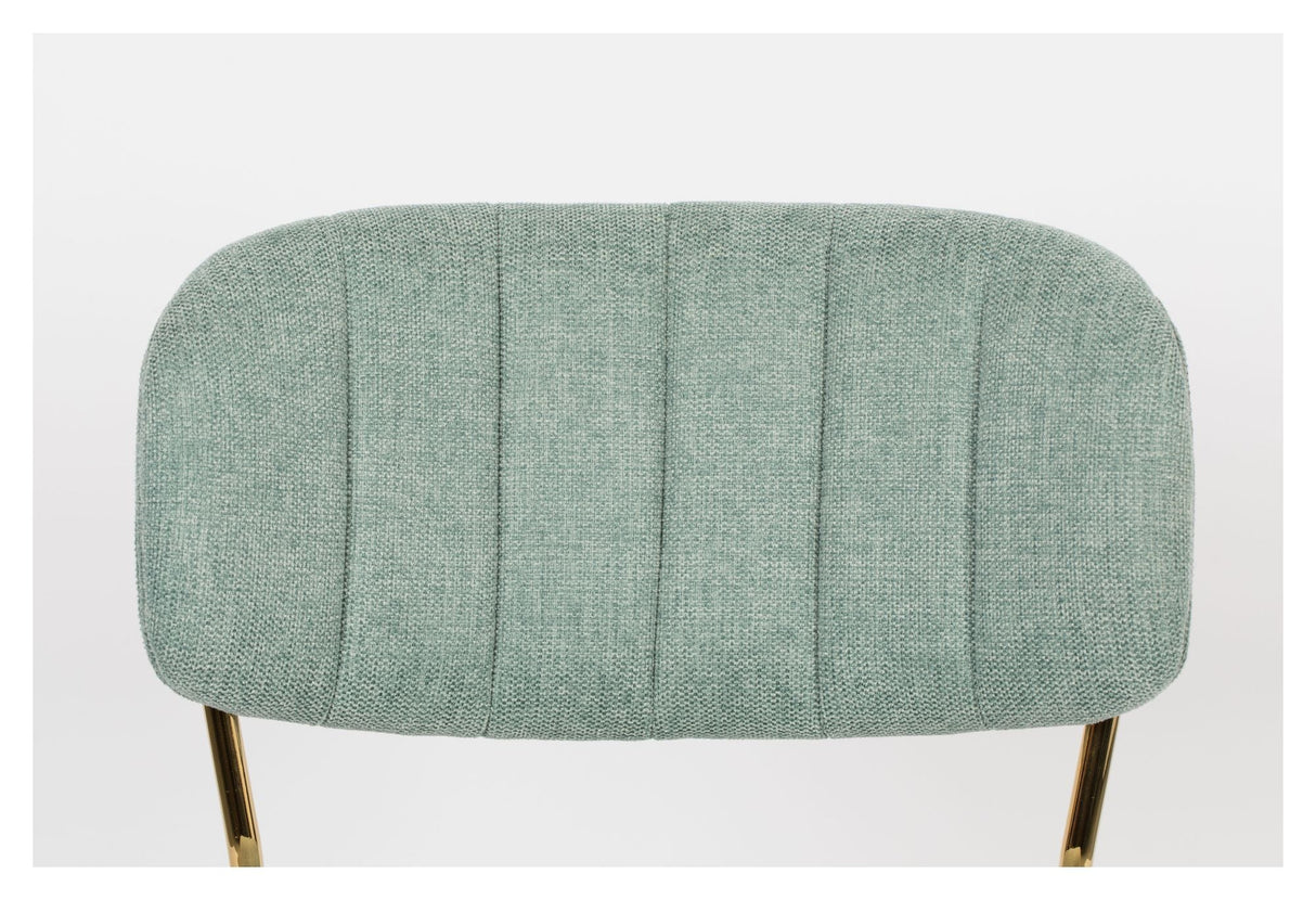 homii Jolien Spisebordsstol, Guld/Lys Grøn - Unoliving.com
