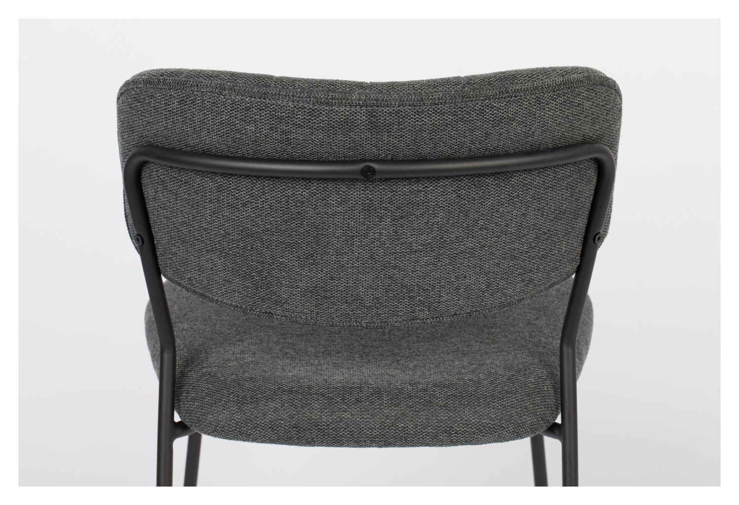 homii Jolien Spisebordsstol, Sort/Mørk Grå - Unoliving.com