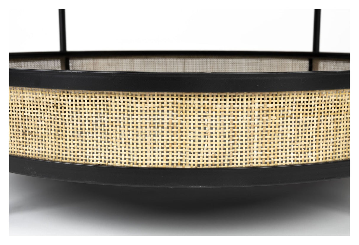 homii Makato Sofabord Ø80, Sort/Natur - Unoliving.com