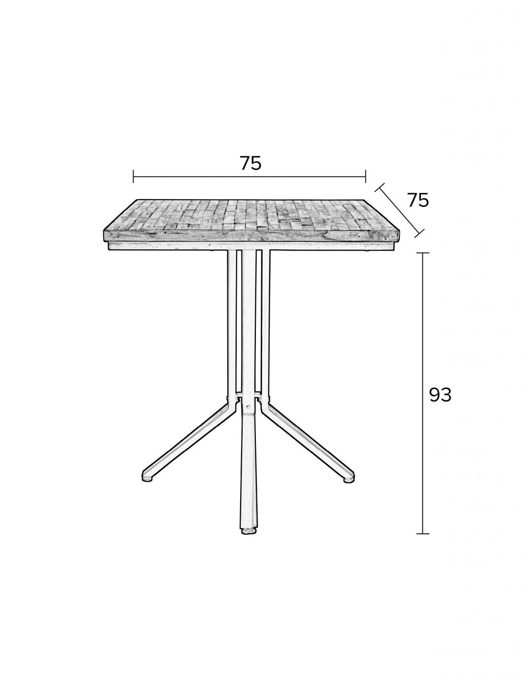 homii Maze Counterbord, Sort, H93 - Unoliving.com