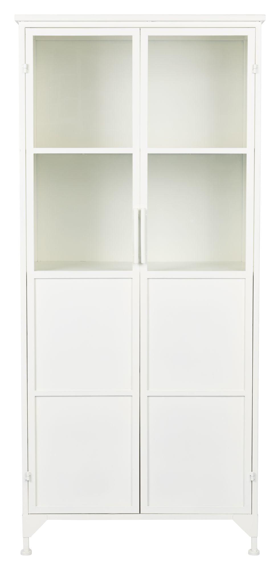 homii Miya Vitrineskab, H150, Hvid - Unoliving.com
