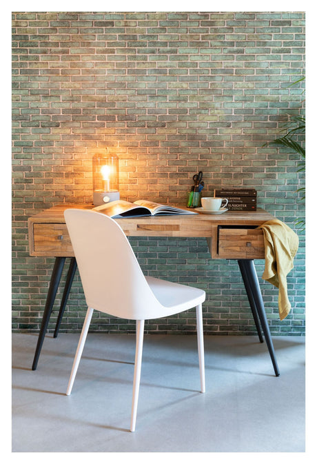 homii Pip Spisebordsstol, Hvid - Unoliving.com