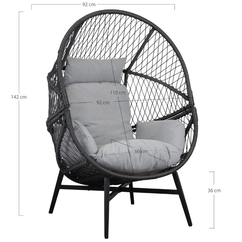 Rosario loungestol til terrassen