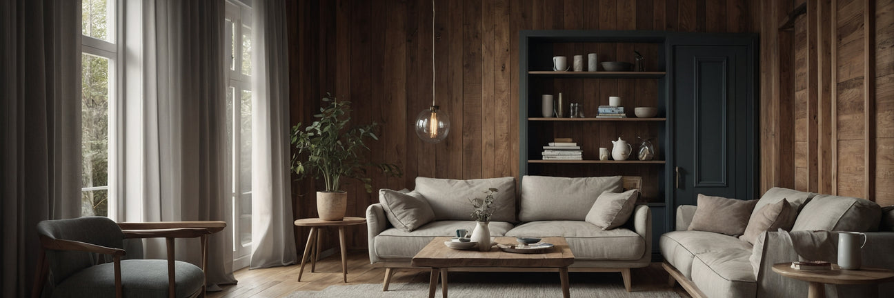 Sofaborde med hylder - UNOLIVING