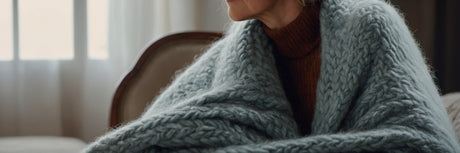 Lækre merino uld plaider - UNOLIVING