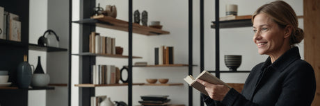 Sorte hylder - UNOLIVING