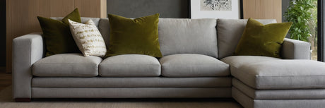 Lækker stof sofa i flot design til hjemmet - UNOLIVING