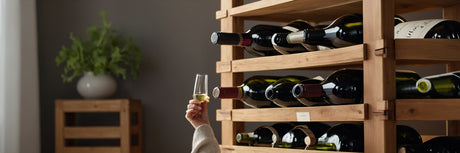 Vinreol i træ - UNOLIVING