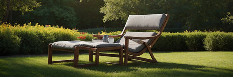 Giv haven et løft med en flot havestol i grå - UNOLIVING