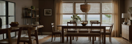 Spisebordsstole i brun - UNOLIVING