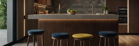 Skab ekstra siddepladser i køkkenet med barstole - UNOLIVING