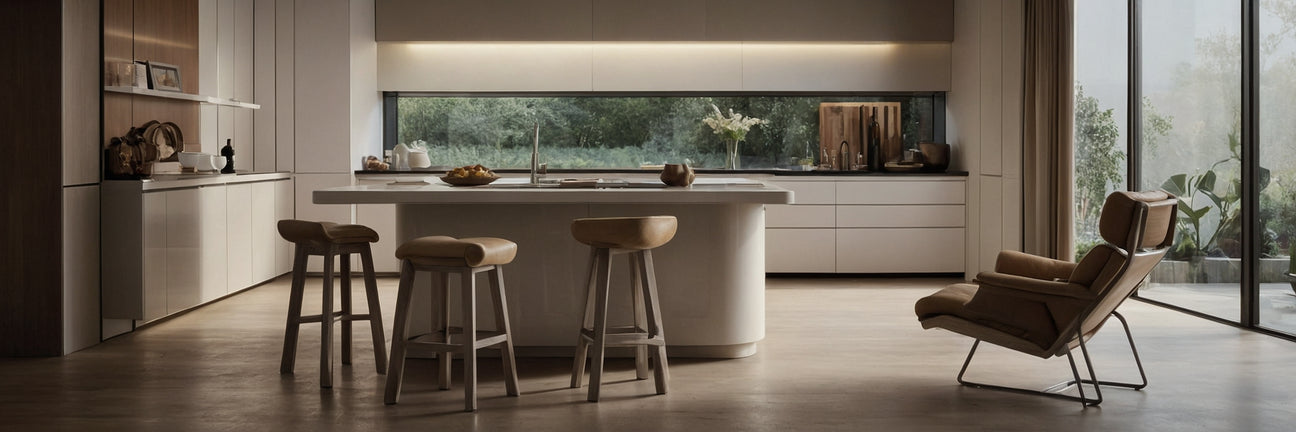 Hvid barstol - UNOLIVING