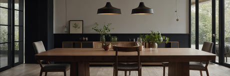 Spiseborde i mørkt træ - UNOLIVING